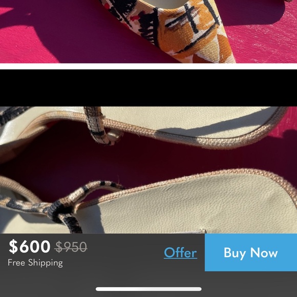 RARE VINTAGE COQUETTE PRADA SLING BACK KITTEN HEELS. - Picture 8 of 9